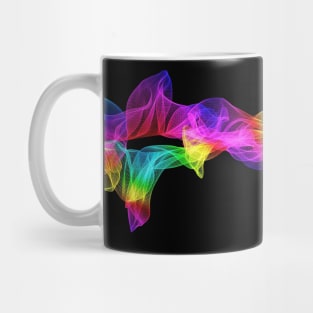 A turbulent rainbow Mug